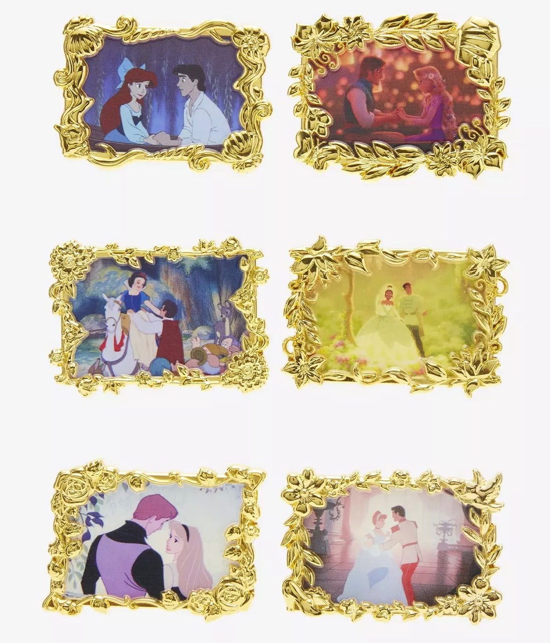 Disney Fairytale ピンバッジ 5個セット 限定1000 D23 Disney Princess Storybook Moments Blind Box Pin Set at BoxLunch