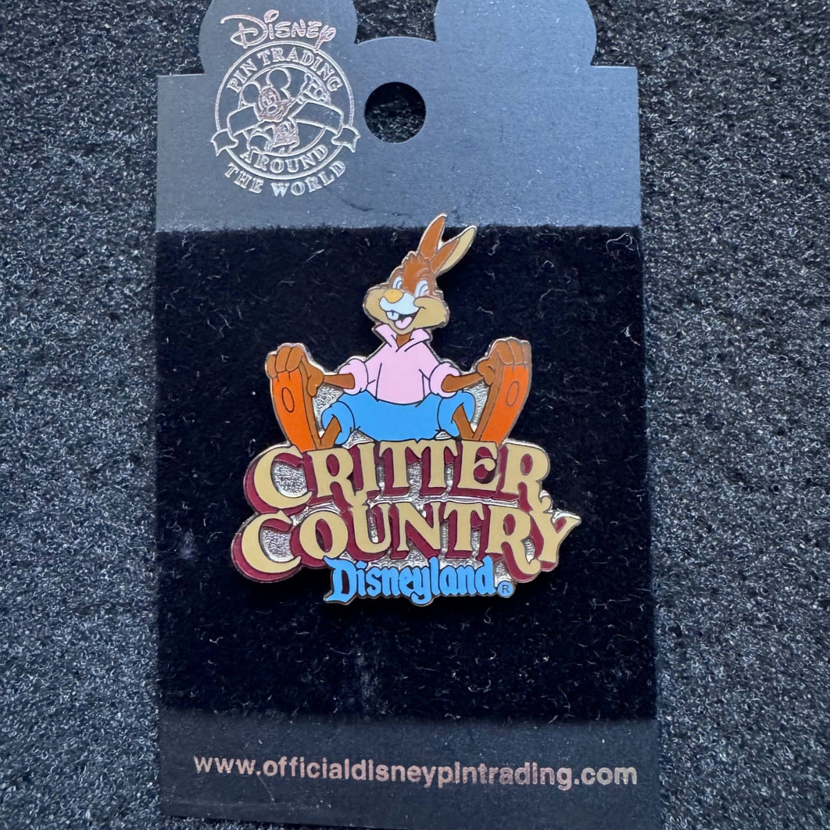 Brer Rabbit Critter Country Splash Mountain Pin