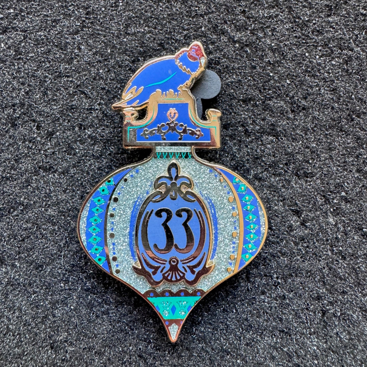 Club 33 Alfred the Vulture Christmas Ornament Pin