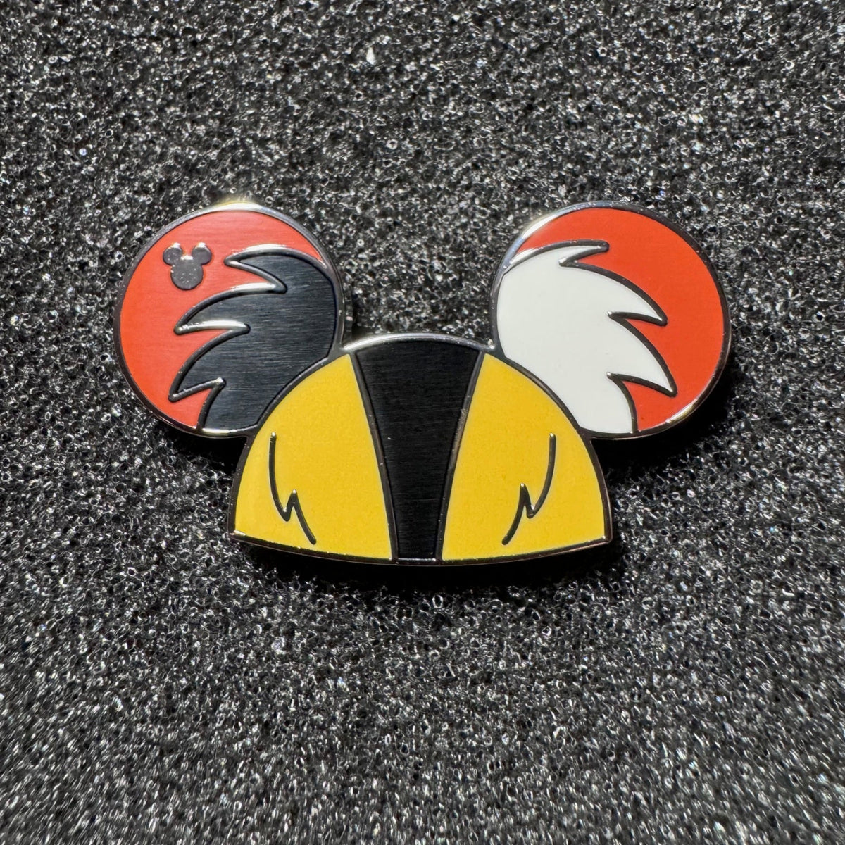 Cruella Ear Hats Hidden Mickey Wave B Pin