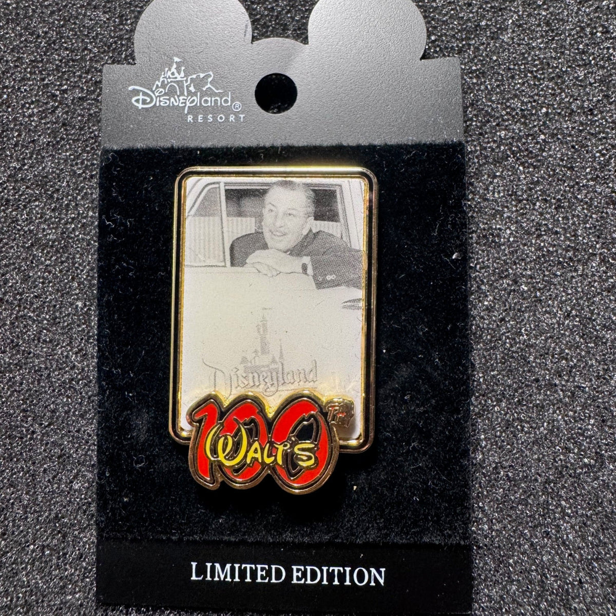Disneyland Car Walt's 100th Birthday Pin