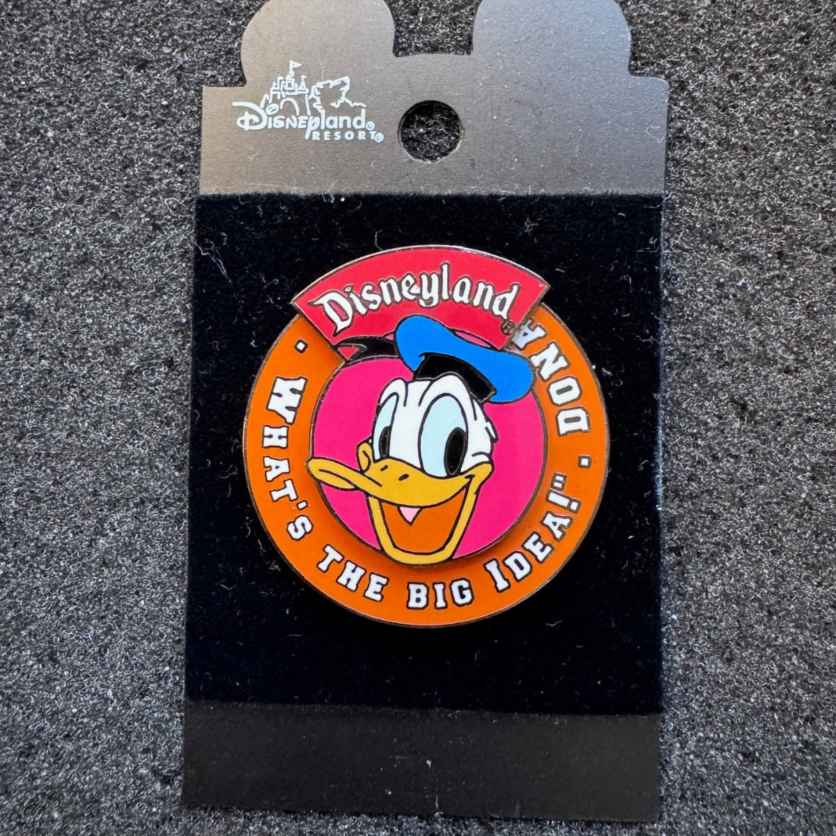 Donald Duck 3D Spinner "What's the Big Idea?" Error Pin