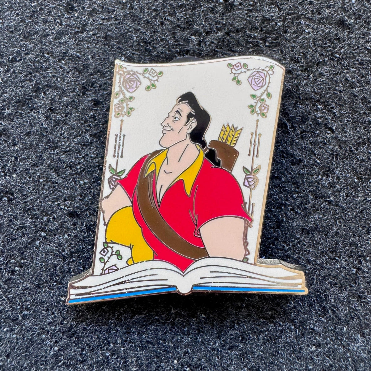 Gaston Beauty and the Beast 30th Anniversary Pin