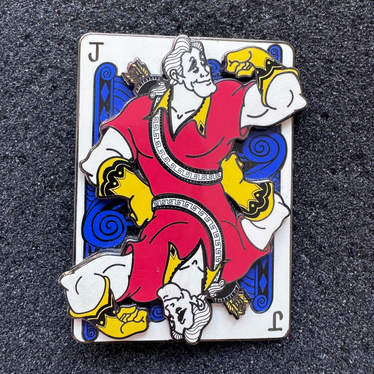 Gaston Villain Playing Card DSSH Pin