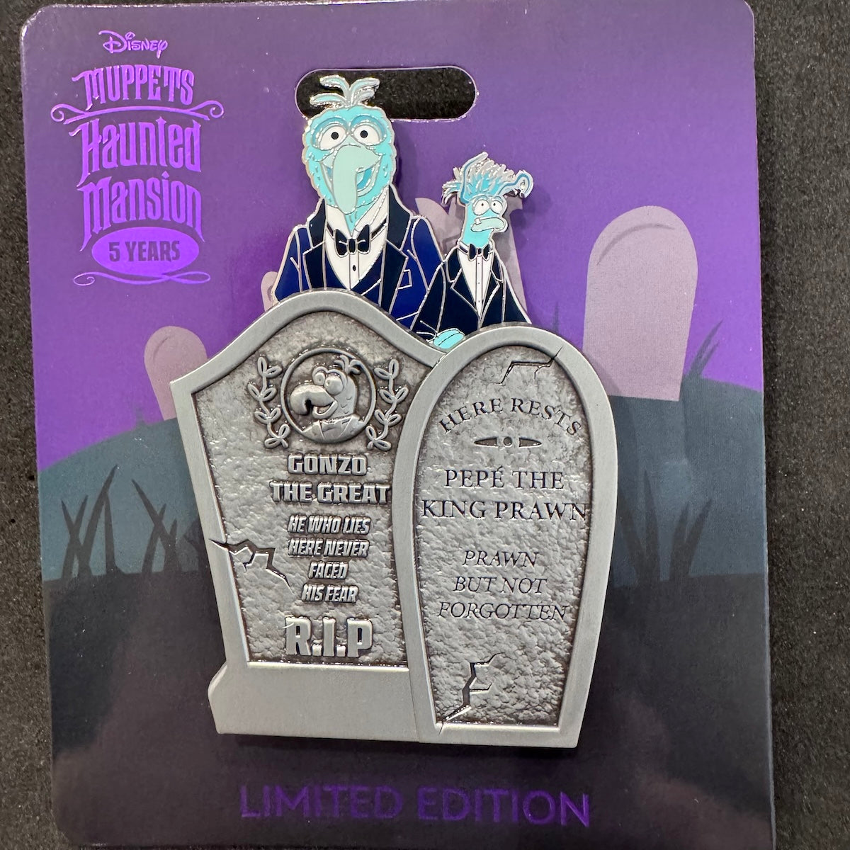Gonzo & Pepe Muppets Haunted Mansion WDI Pin