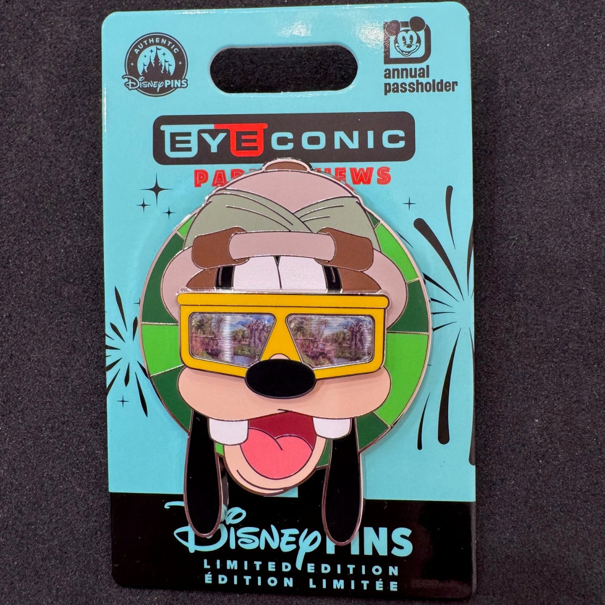 Goofy Eyeconic Park Views Annual Passholder Pin