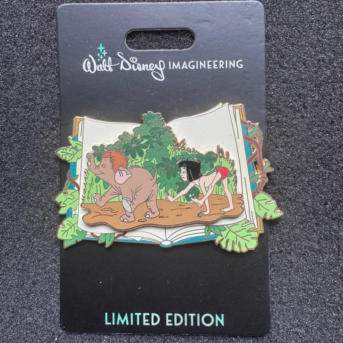 Hathi Jr. & Mowgli The Jungle Book 55th Anniversary WDI Pin