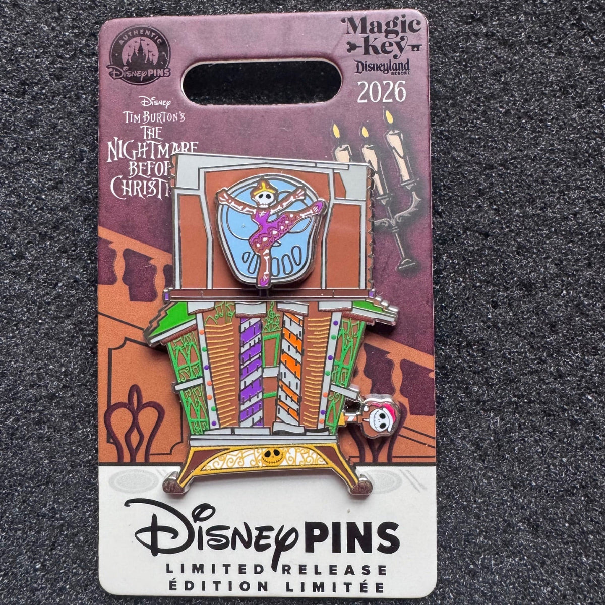 Haunted Mansion The Nightmare Before Christmas Holiday Magic Key Exclusive Pin