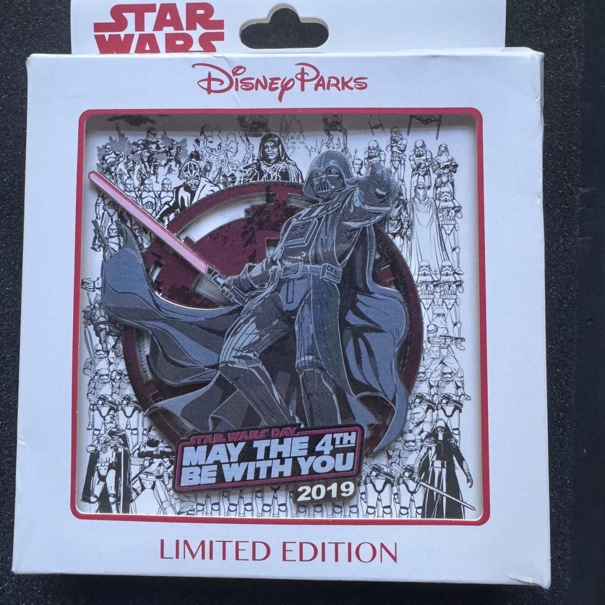 Darth Vader Star Wars Day May the 4th Be With You Jumbo Pin