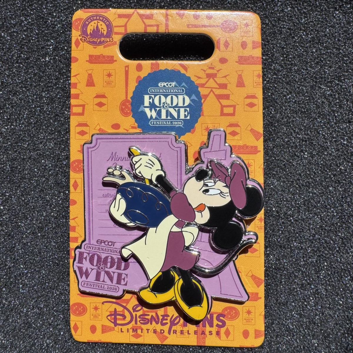 Minnie Mouse EPCOT Food & Wine Festival 2026 Pin