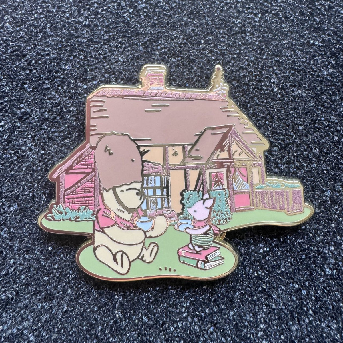 Pooh & Piglet Tea Time Winnie the Pooh United Kingdom EPCOT World Showcase Pin