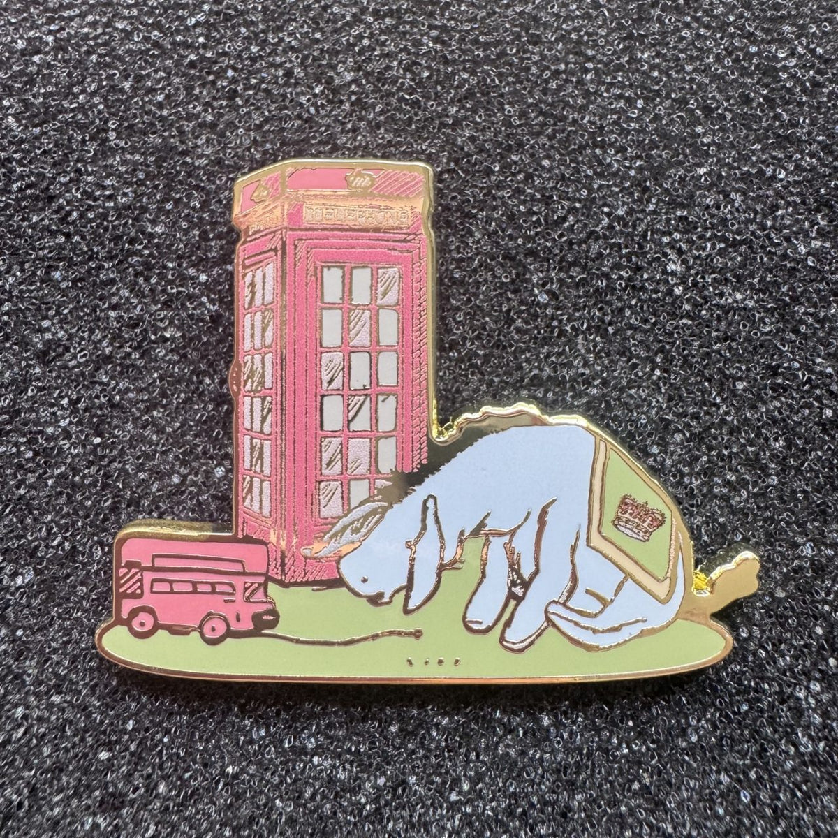 Eeyore Ring! Ring! Winnie the Pooh United Kingdom EPCOT World Showcase Pin