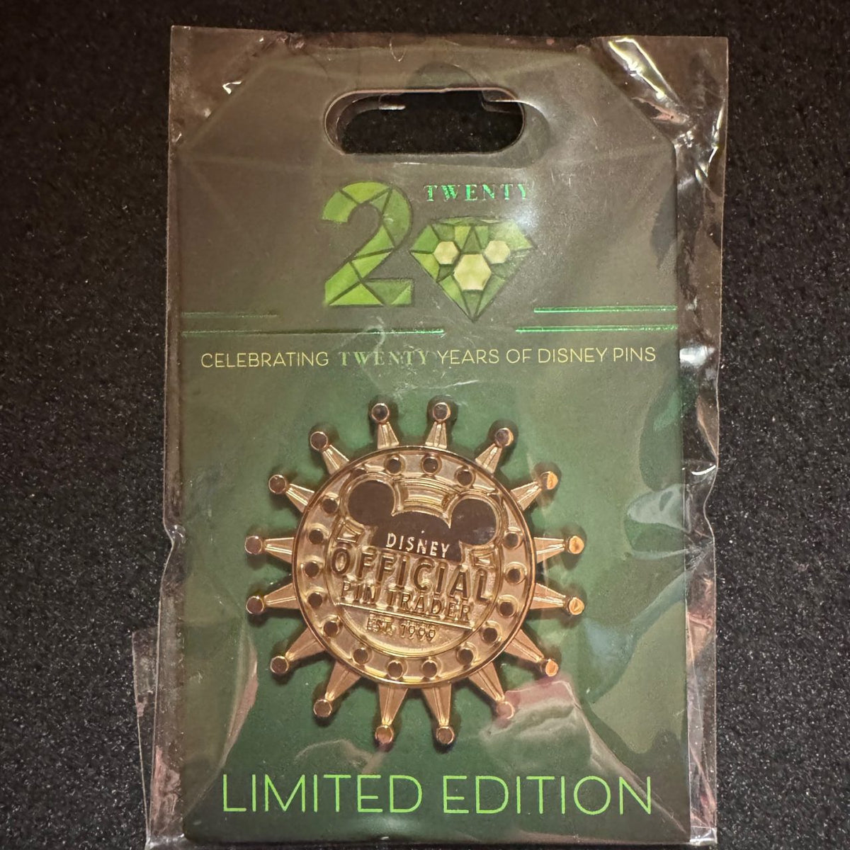 Official Pin Trader Logo 20 Years Capsule Pin