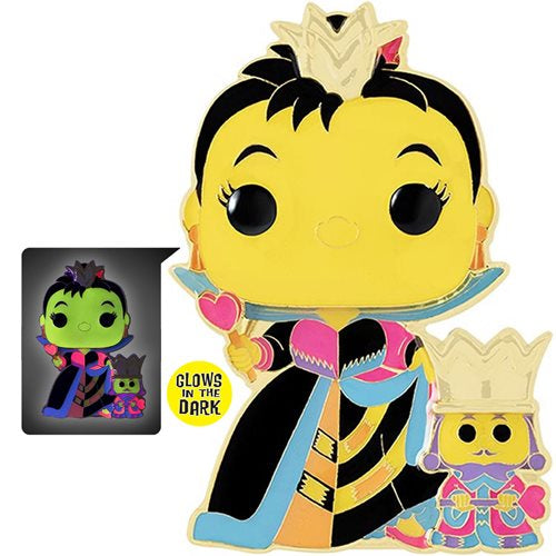 Alice in Wonderland Queen and King Glow-in-the-Dark Funko Pop! Pin