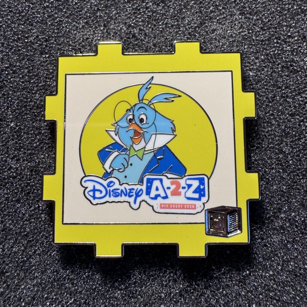 Professor Owl Event Logo Alphabet Block A-2-Z Pin Event Pin