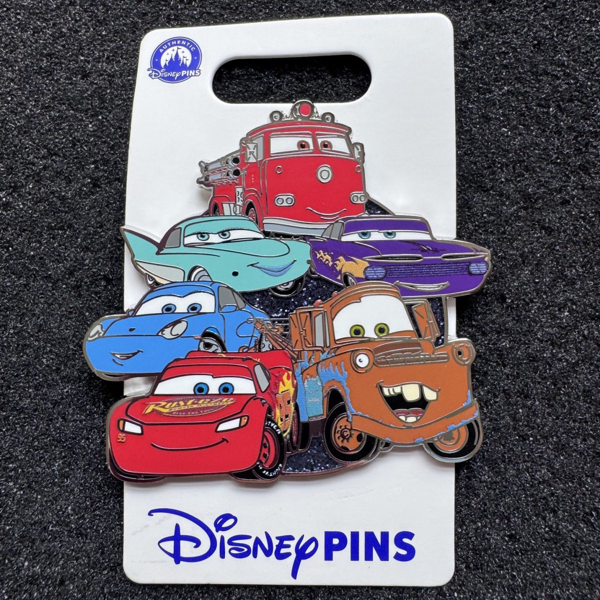 Cars Cast Character Cluster Pin