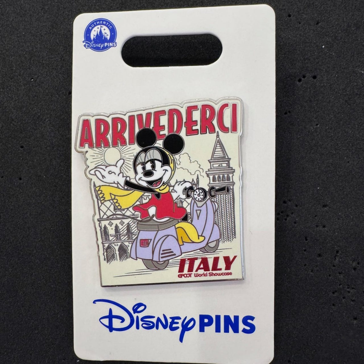Minnie Mouse EPCOT Italy World Showcase "Arrivederci" Pin