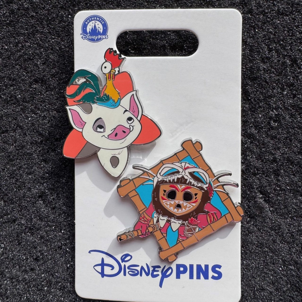 Hei Hei, Pua, & Kakamora Moana Pin Set