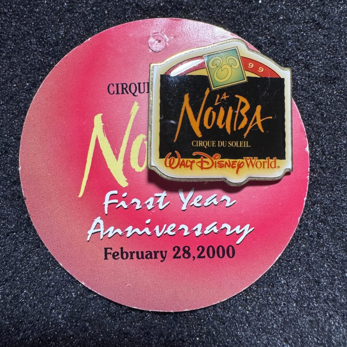 La Nouba Cirque Du Soleil First Anniversary Pin