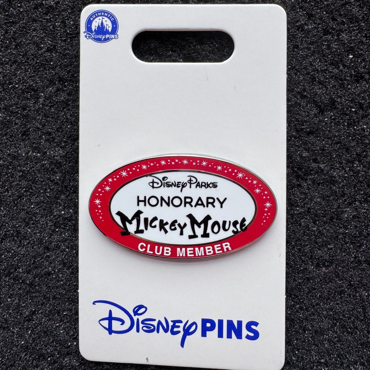 Honorary Mickey Mouse Club Member Nametag Pin
