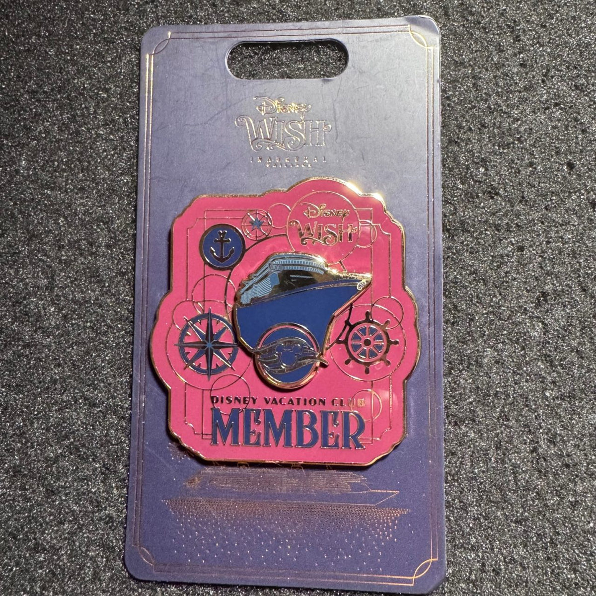 Disney Wish Disney Vacation Club Member DCL Pin