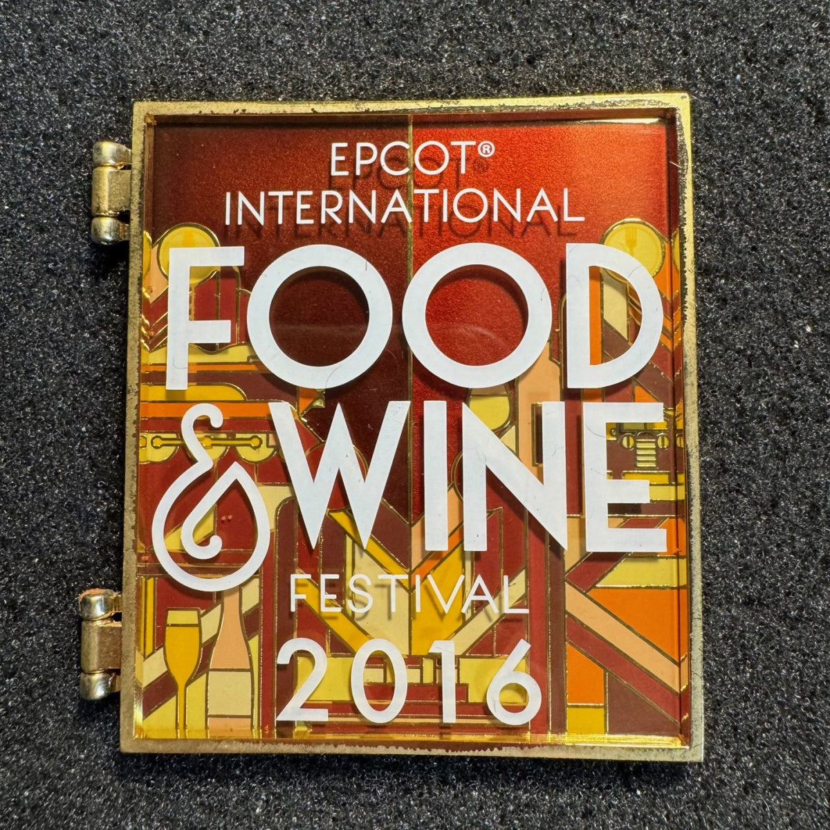 EPCOT international Food & Wine Festival 2016 Jumbo Hinged Pin