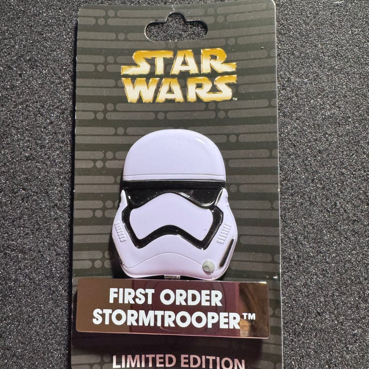 First Order Stormtrooper Star Wars Helmet Pin of the Month Pin