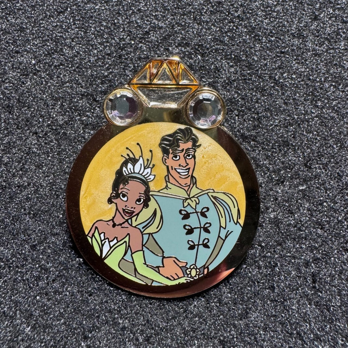 Tiana & Naveen Disney Couples Reveal Conceal Mystery Pin