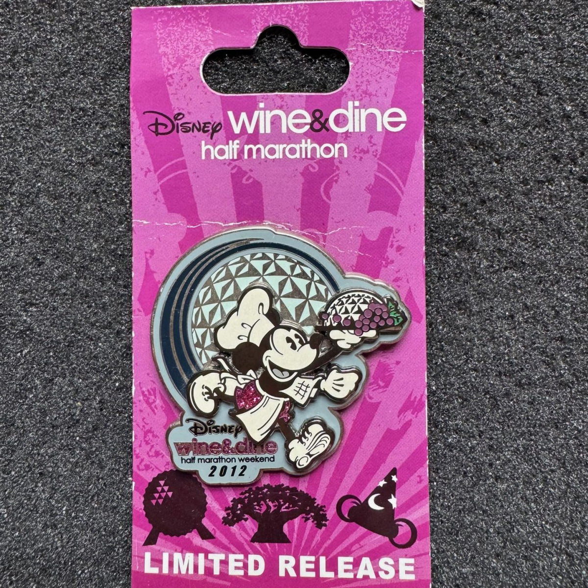 Mickey Wine & Dine Half Marathon 2012 Pin