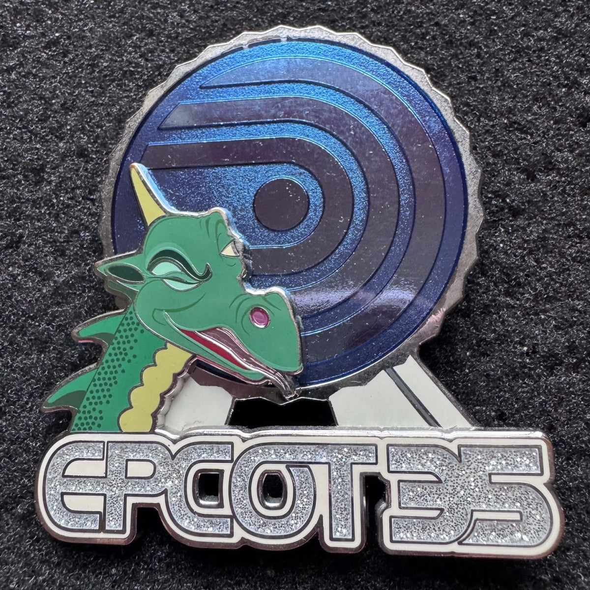 Sea Monster Blue World of Motion EPCOT 35th Anniversary Pin