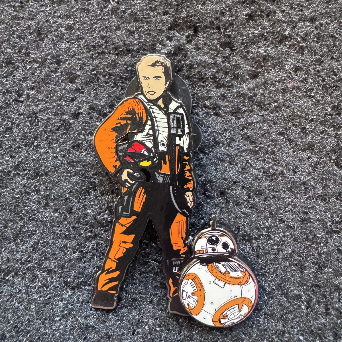 Poe and BB-8 Star Wars The Last Jedi Pin