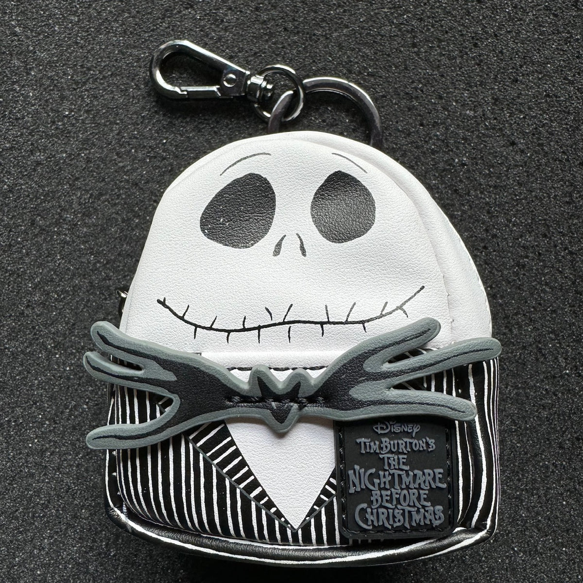 Jack Skellington Nightmare Before Christmas Mini-Backpack Keychain