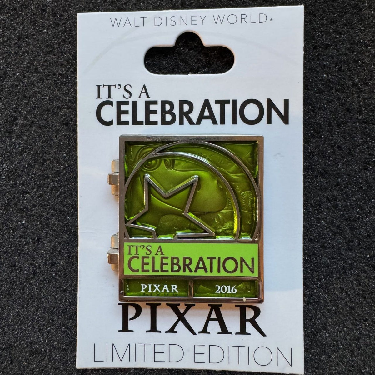 The Good Dinosaur Arlo & Spot "It's A Celebration Pixar Party Countdown" Pin