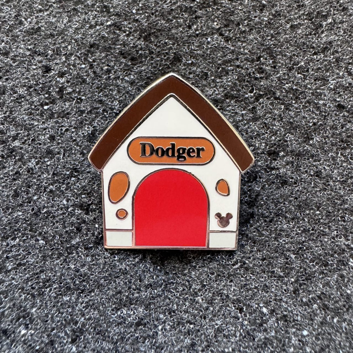 Dodger Disney Doghouses Hidden Mickey Pin