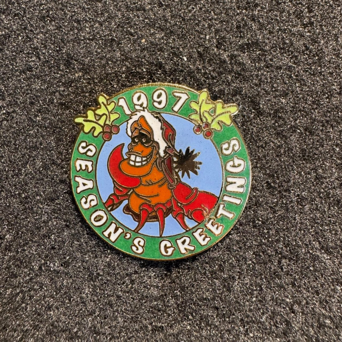Sebastian The Little Mermaid "Season's Greetings" Pin