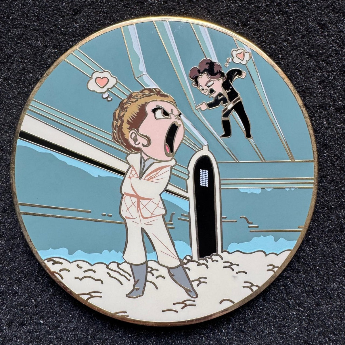 Princess Leia & Han Solo Star Wars ACME HotArt Pin
