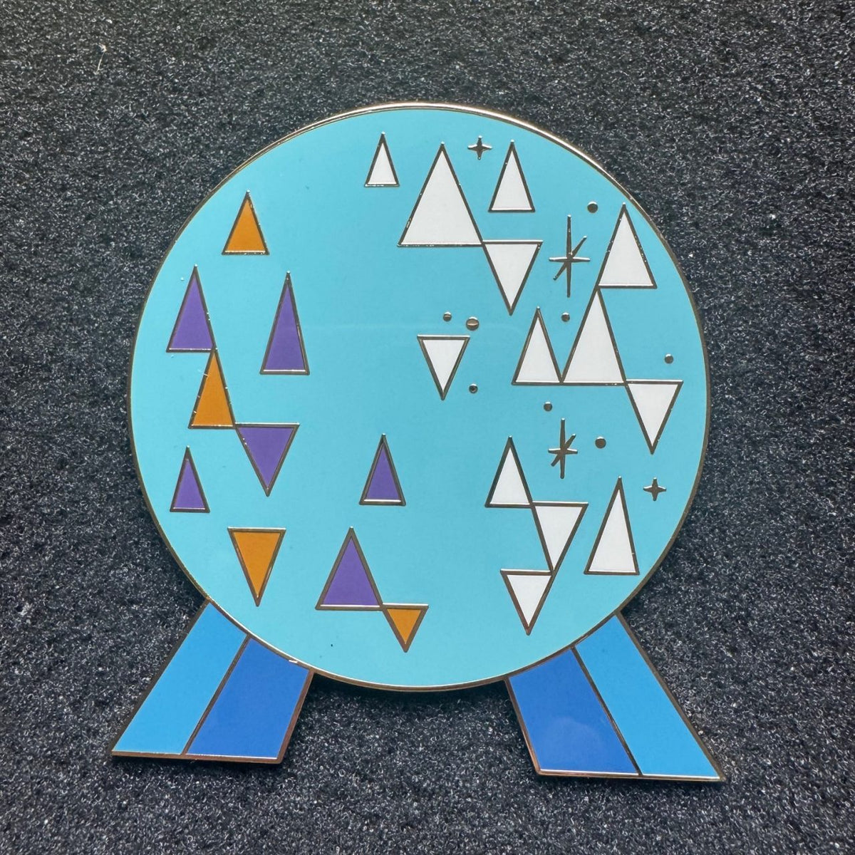 Spaceship Earth 50th Anniversary Jumbo Pin
