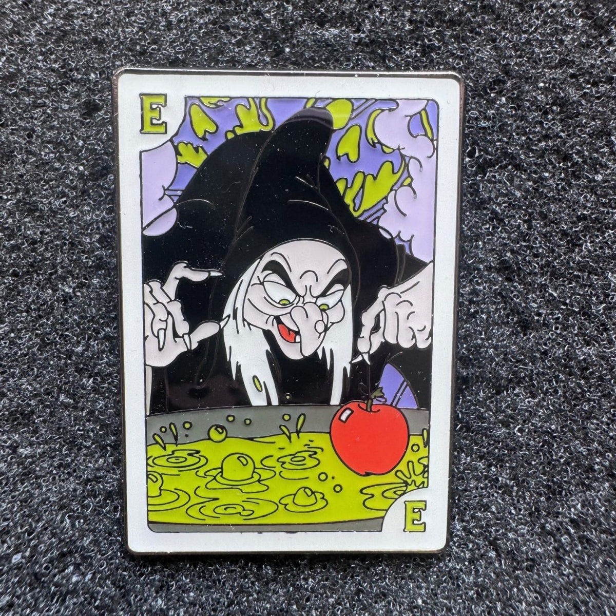 Evil Queen Villains Playing Cards Loungefly Pin