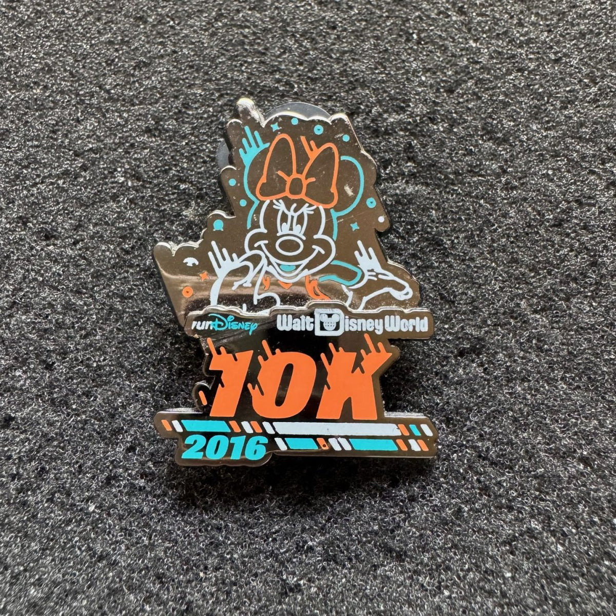 Minnie Mouse 10k Run Disney Weekend Pin