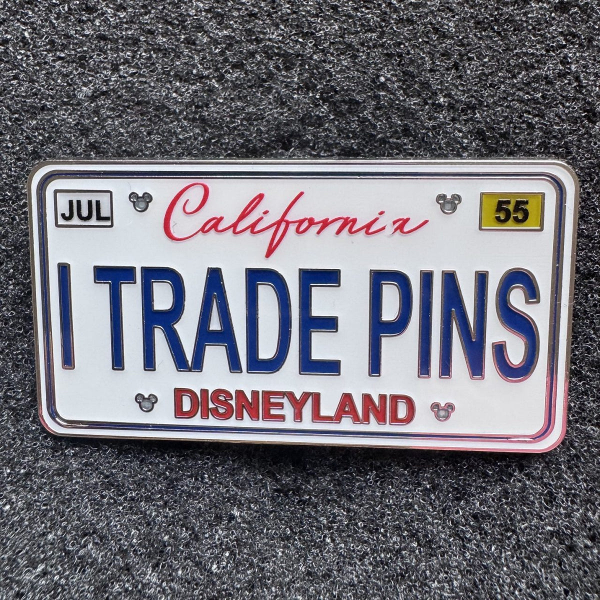 I Trade Pins California License Plate Pre-Production Pin