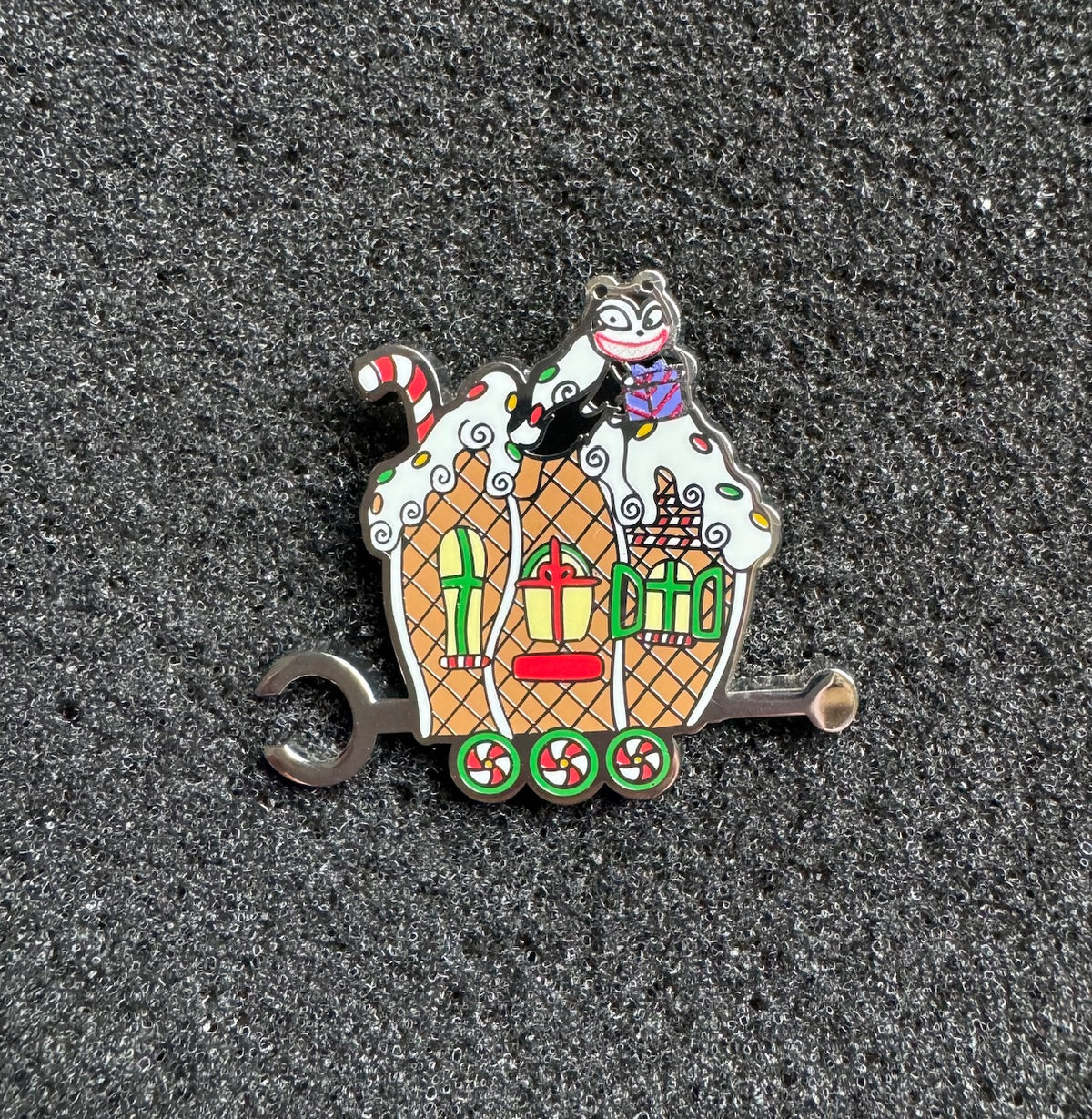 Scary Teddy - NBC Christmas Town Train Loungefly Pin