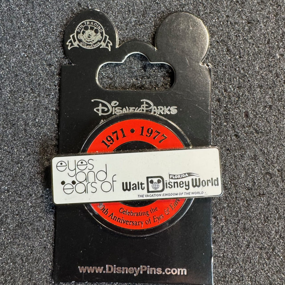 Celebrating The 30th Anniversary Of Eyes And Ears Red Pin