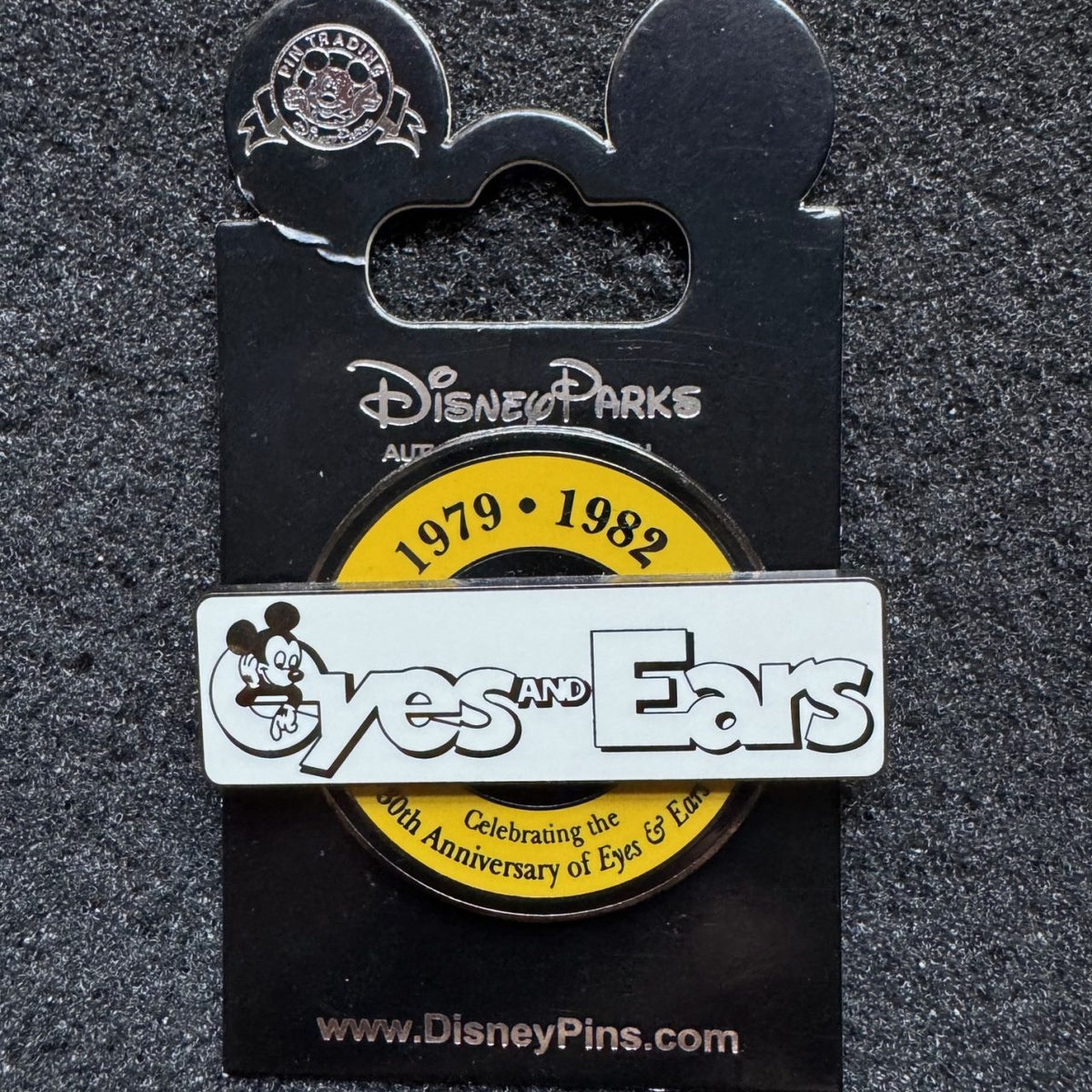 Celebrating The 30th Anniversary Of Eyes And Ears Yellow Pin