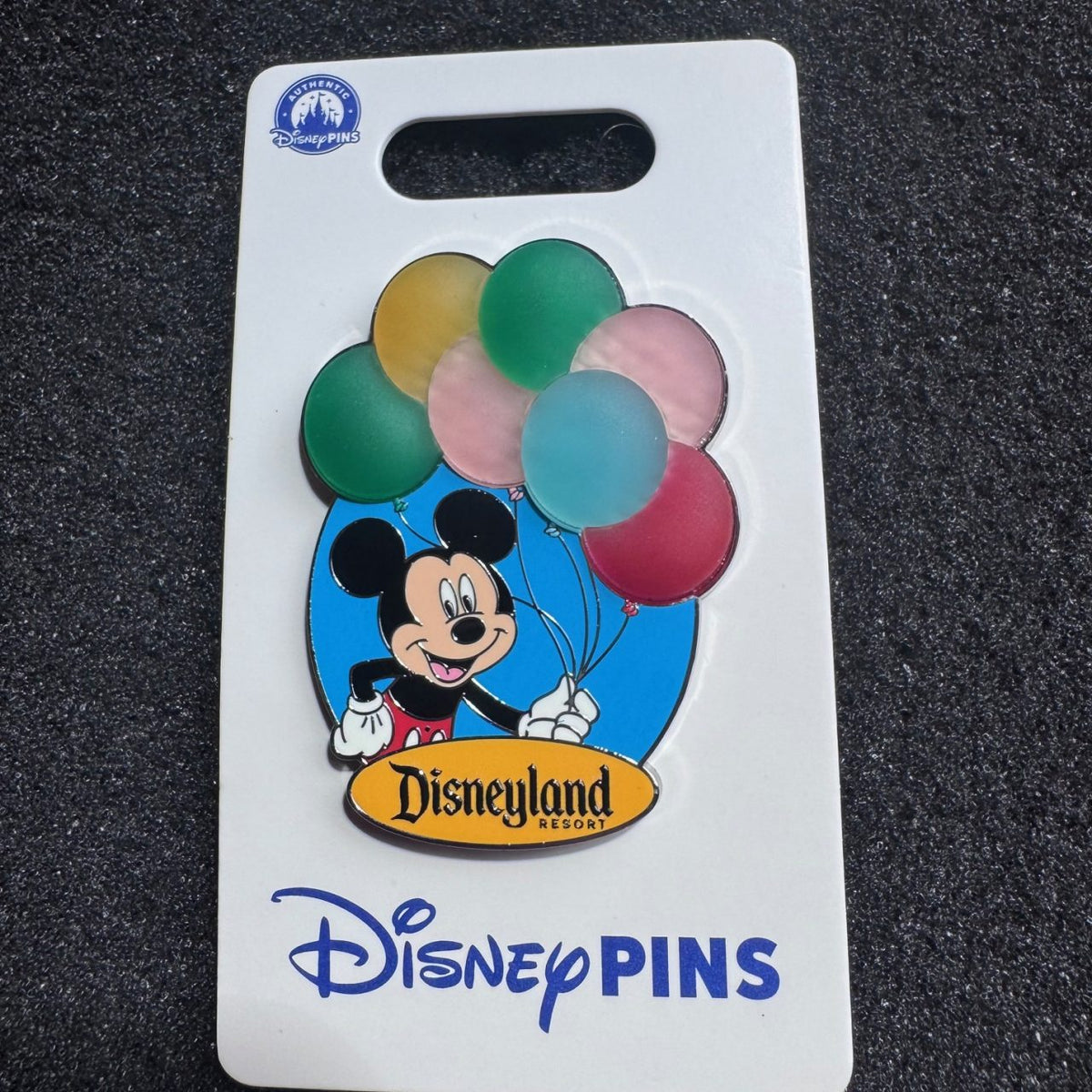 Mickey with Balloons Disneyland Pin