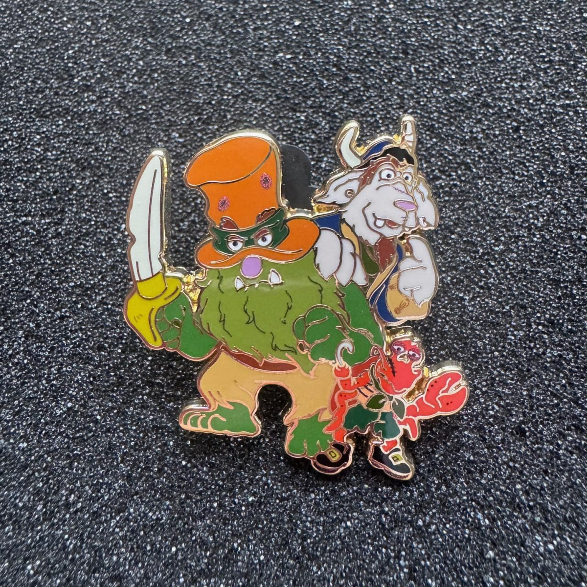 Mad Monty, Clueless Morgan, & Bad Polly Muppet Treasure Island 30th Anniversary Mystery WDI Pin