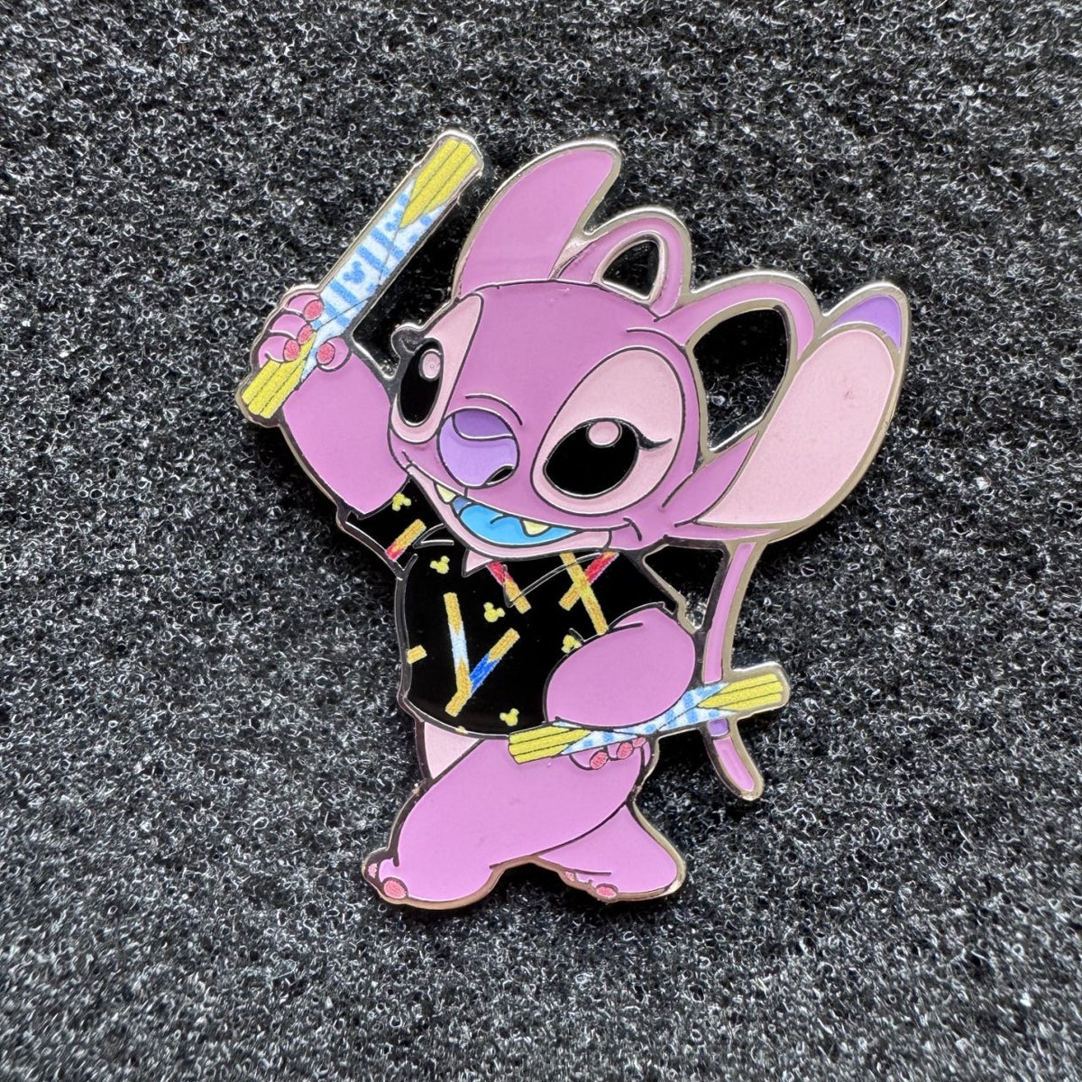 Angel & Churros Stitch Attack Snacks Pre-Production Pin