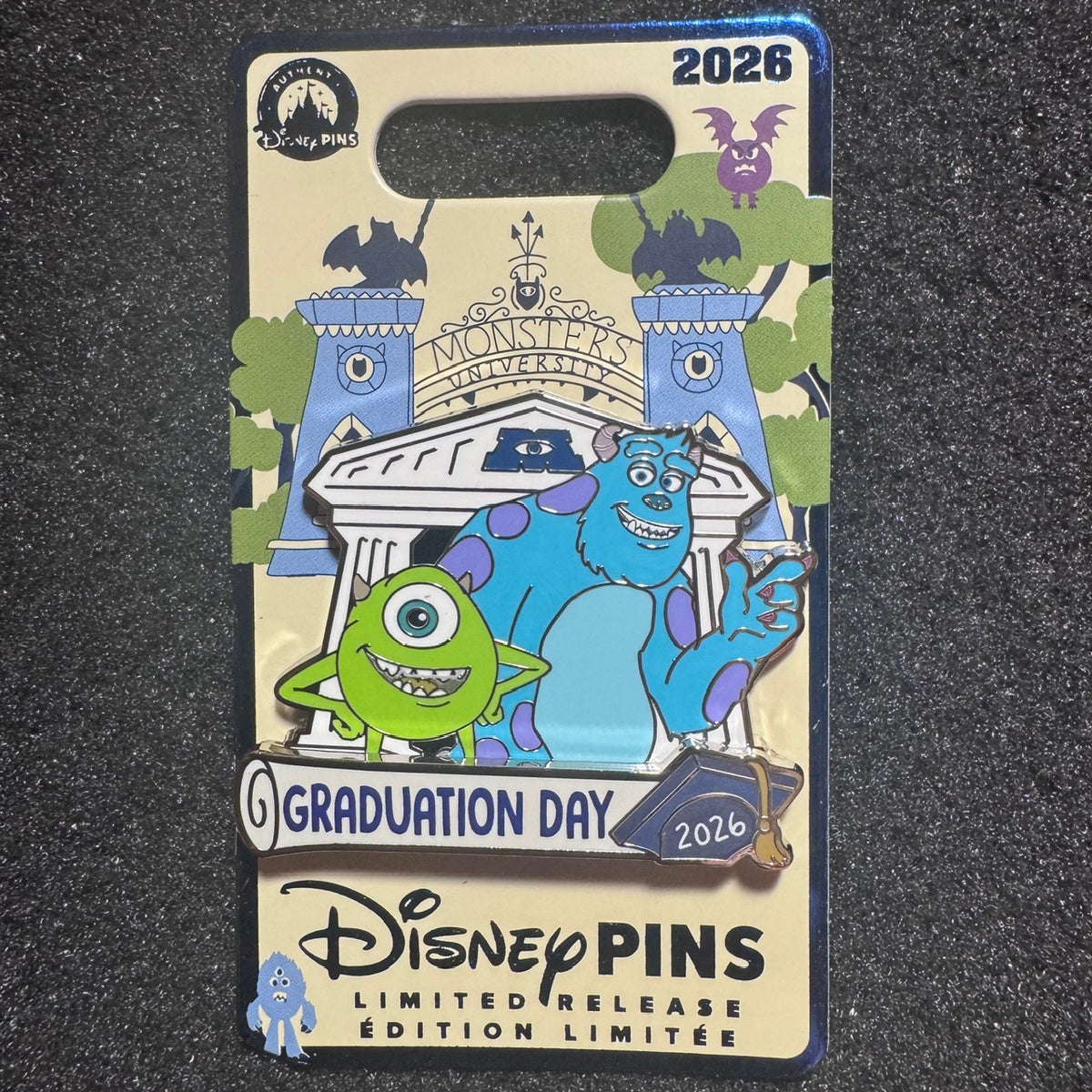 Monsters University Graduation Day 2026 Pin