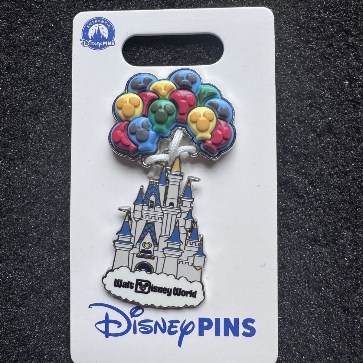 Cinderella Castle Balloons Pin