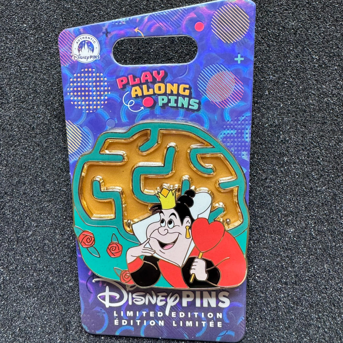 Queen of Hearts Play Along Pins Pin