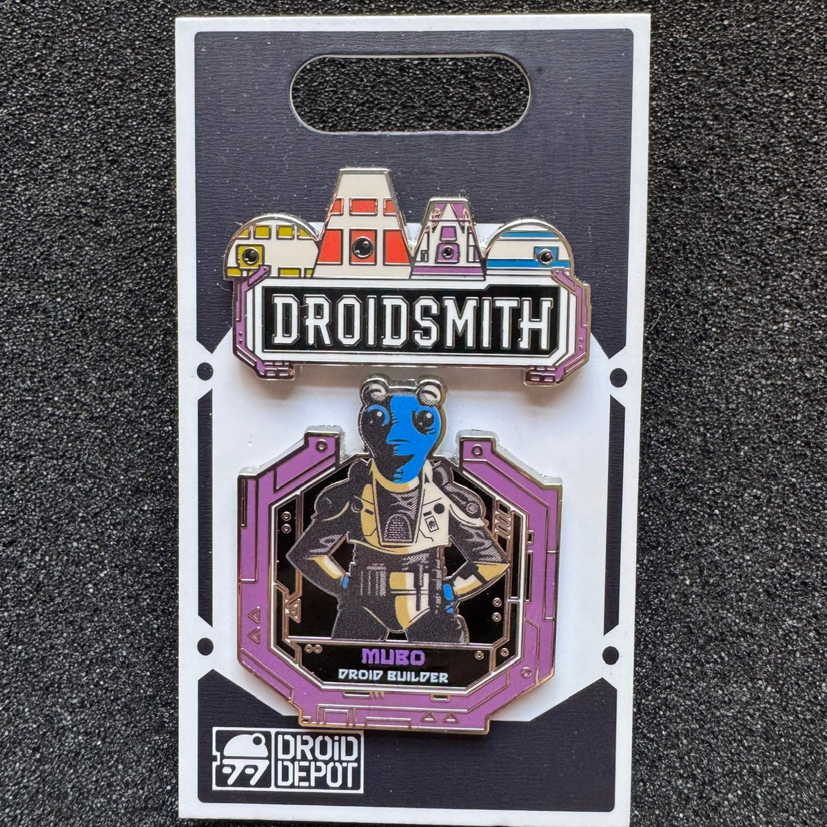 Droidsmith & Mubo Droid Builder Star Wars Droid Depot Pin Set
